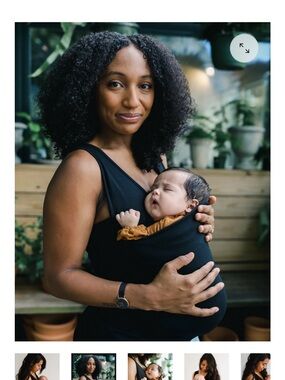 Womens Baby Wearing and Nursing Tank Top — Black